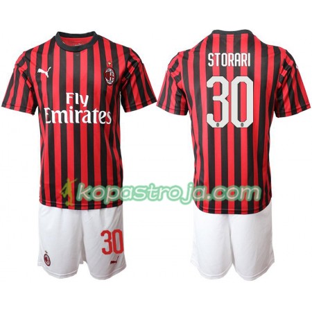 Billiga Fotbollströjor AC Milan STORARI 30 Barn Hemma tröja 2019/20 Kortärmad